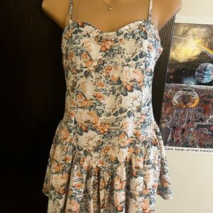 Floral Spaghetti Strap Dress